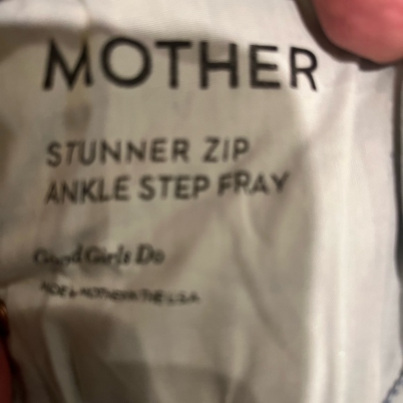 Mother Stunner Zip Ankle Step Fray in Good Girls Do MOTHER - Picture 8 of 8